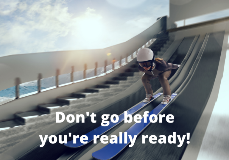 Ski Jump Don't go