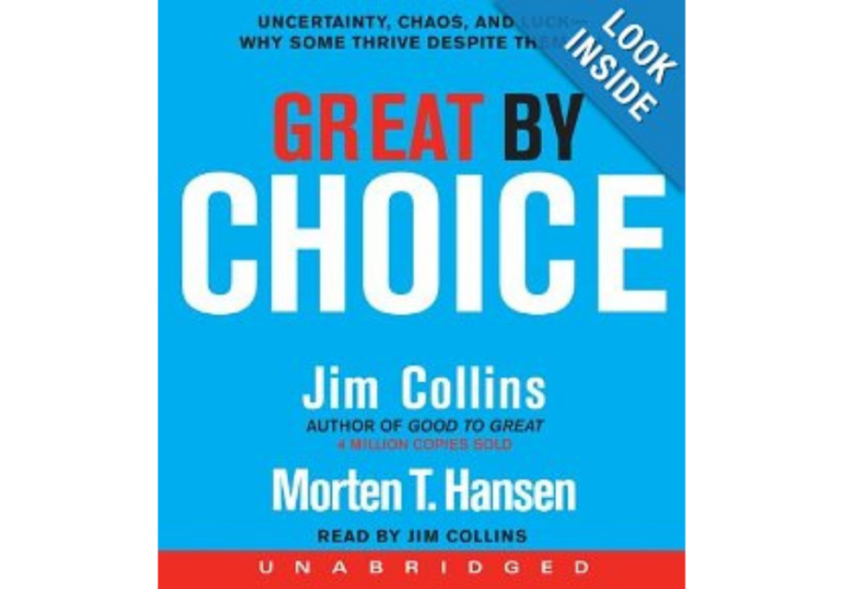 Grow a business - Book cover Greater By Choice