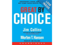 Grow a business - Book cover Greater By Choice