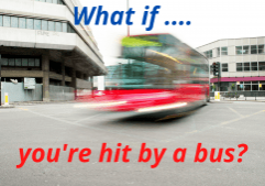 Image of a bus travelling at speed